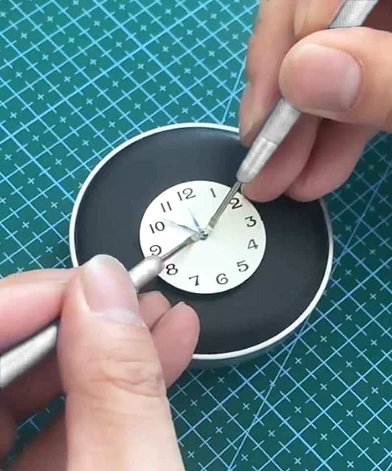TICFROG Store Watch Hands Repair Tool Kit, Watchmakers Wristwatch Repair Tools with 3PCS Watch Hand Pressers Pusher,Removers Lever Minute Second Hand Removal, Puller Plunger Set - Image 5